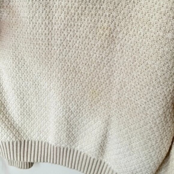 H&M cream boatneck men's knit sweater - Picture 6 of 8